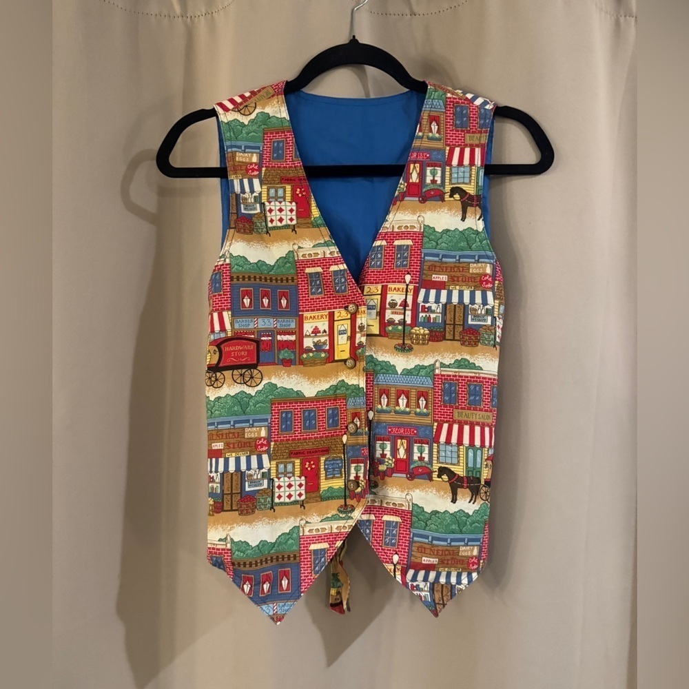 Colorful Graphic Vest